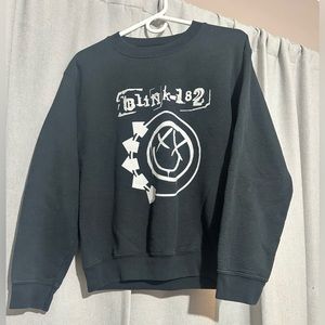 BLINK-182 SMILEY LOGO CREW NECK SWEATER